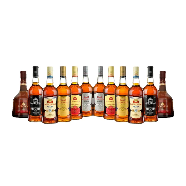 Винтажное дистиллированное вино Jerez Solera в возрасте 18 месяцев алкоголь Alfonso I высококачественный бренди