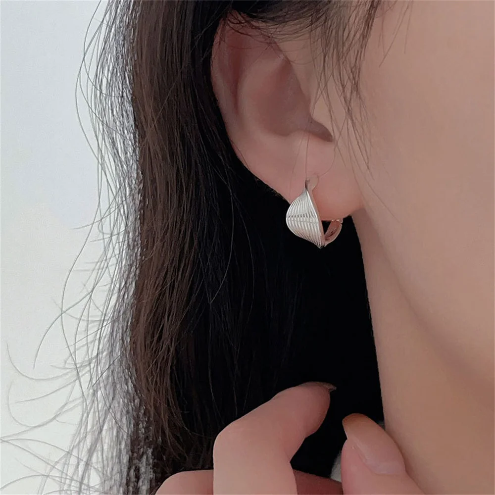 Женские серьги-кольца 925 из серебра