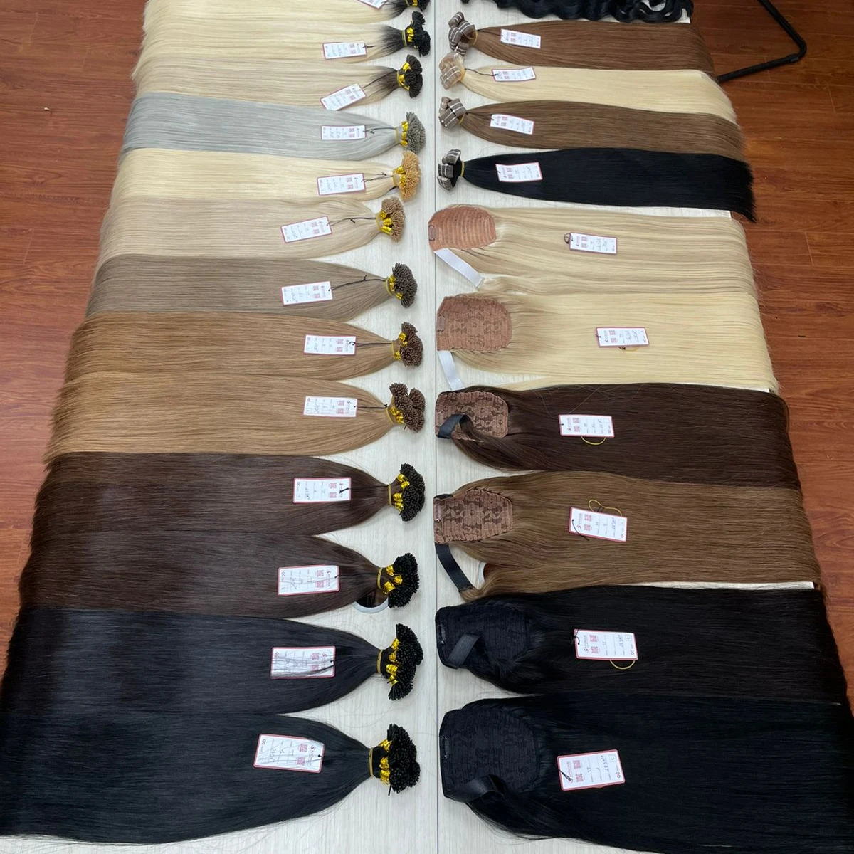 Pre bonded hair extensions Luxury quality Itip Raw hair human hair Unprocessed Smooth and Silky