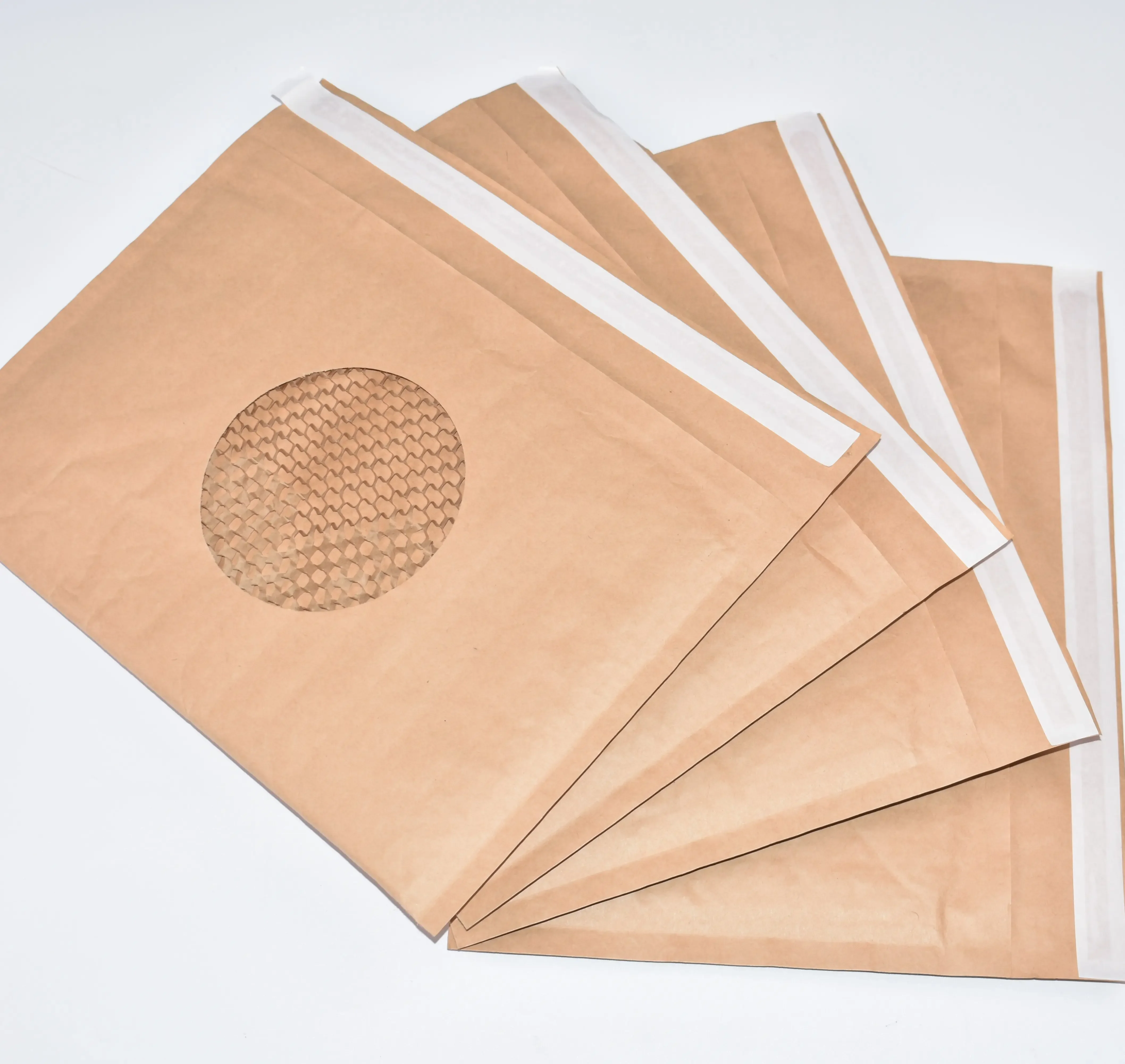 Custom Eco-Friendly Compostable Custom Packaging Express Delivery Mailing Bag Honeycomb Kraft Paper Mailer