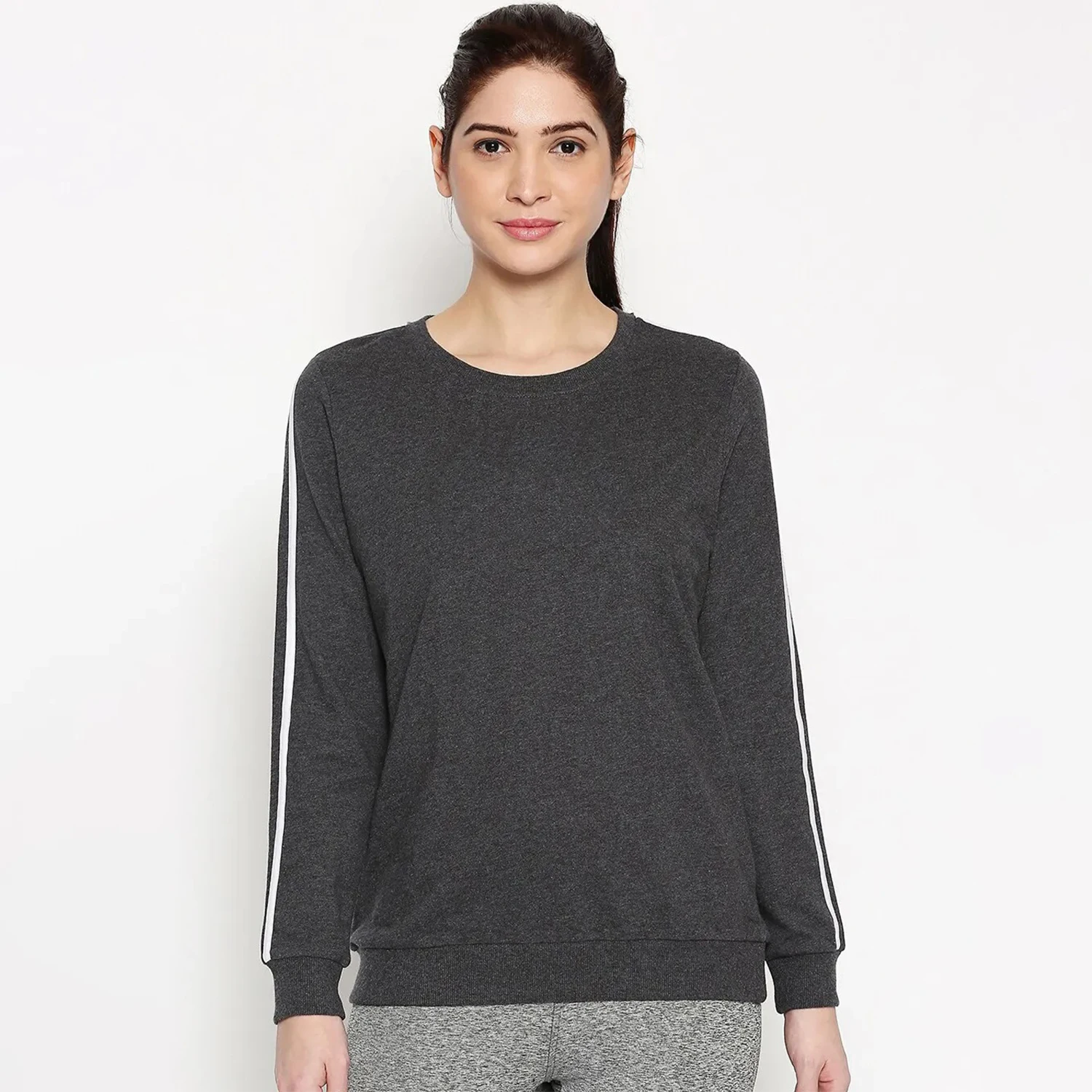 O-Neck Oversize Sweatshirt Women Clothing Long Sleeve Cotton Fleece Sweatshirts For Women On Sale Now