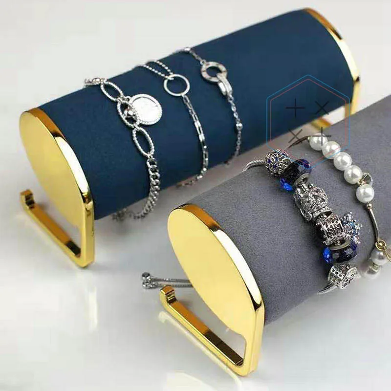 Leather Watch Jewelry Display Bracelet Storage Holder for Shop