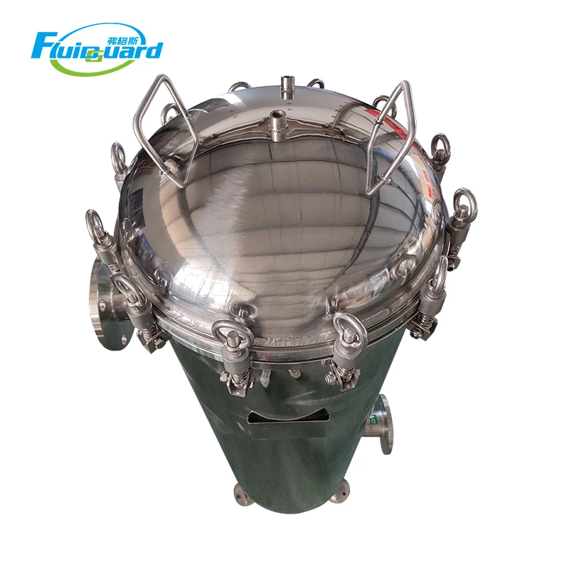 Highly Quality Stainless Steel Liquid-Solid Separator Bag Filter Housing