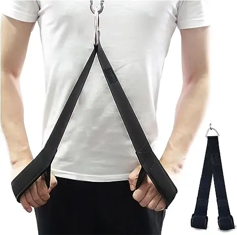 Factory Price Tricep Rope Cable Attachment Pull Down Triceps Biceps Extension Straps Gym Equipment