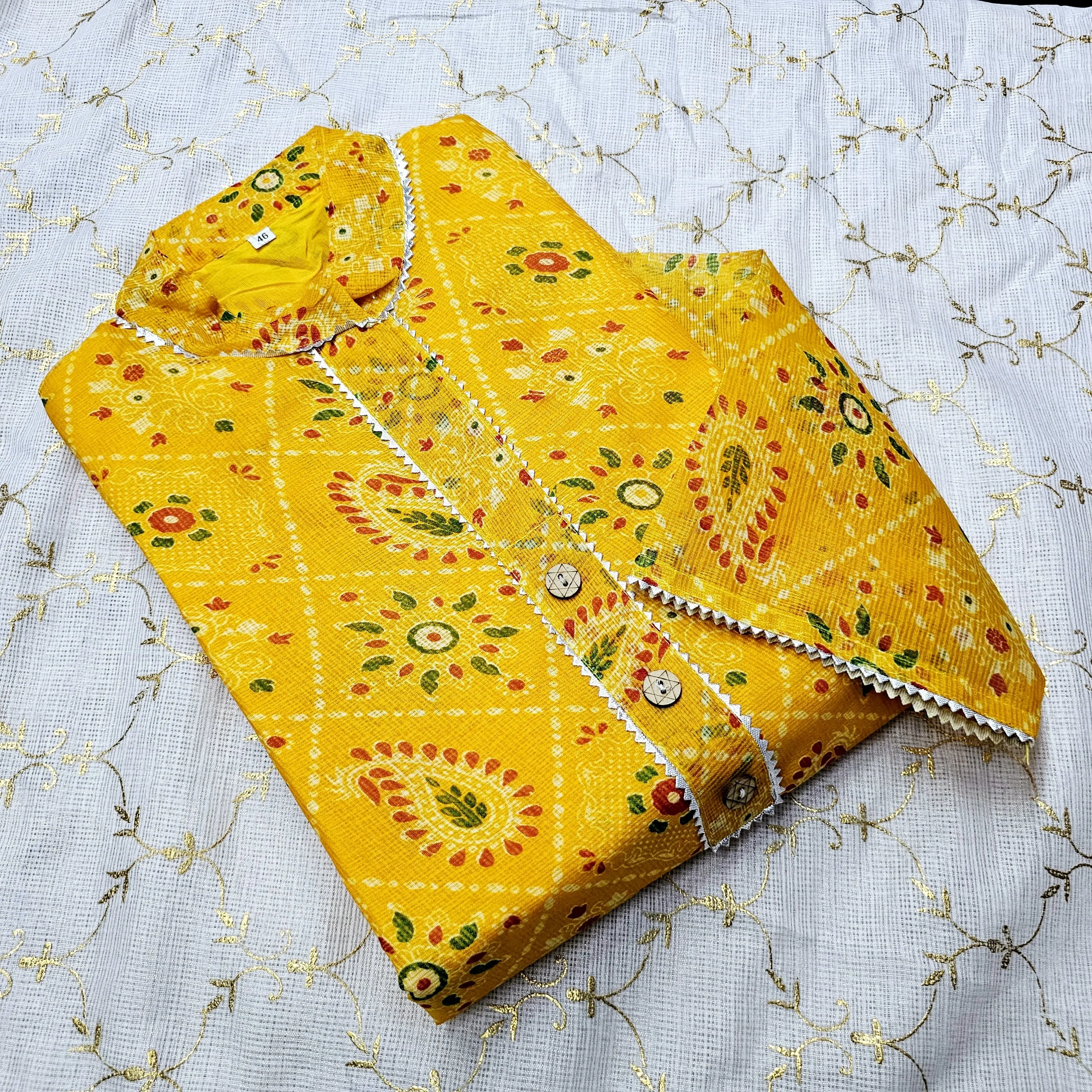 Индийская шелковая повседневная одежда ручной работы Kota Doria Kurti хлопковая туника с принтом Пейсли для женщин и девочек доступны все размеры отличные подарки