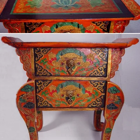 Folding Tibetan Prayer Table