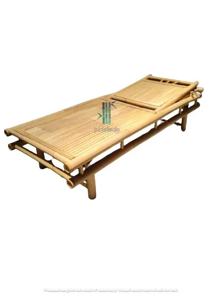 Outdoor Sun Bamboo Lounger Chair summer leisure garden