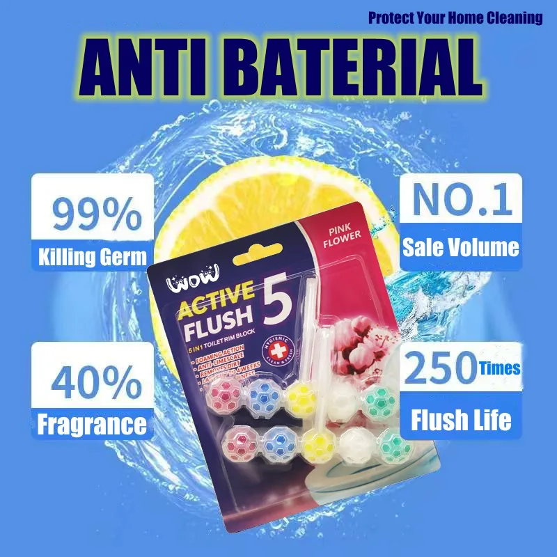 Подвесной очиститель в форме цветка/блок обода/привлекательная Чистка ванной комнате