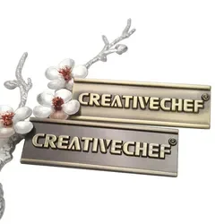 Hot Sale Zinc Alloy Diy Clothing Making Accessory New Design Metal Logo Hang Charm Tags