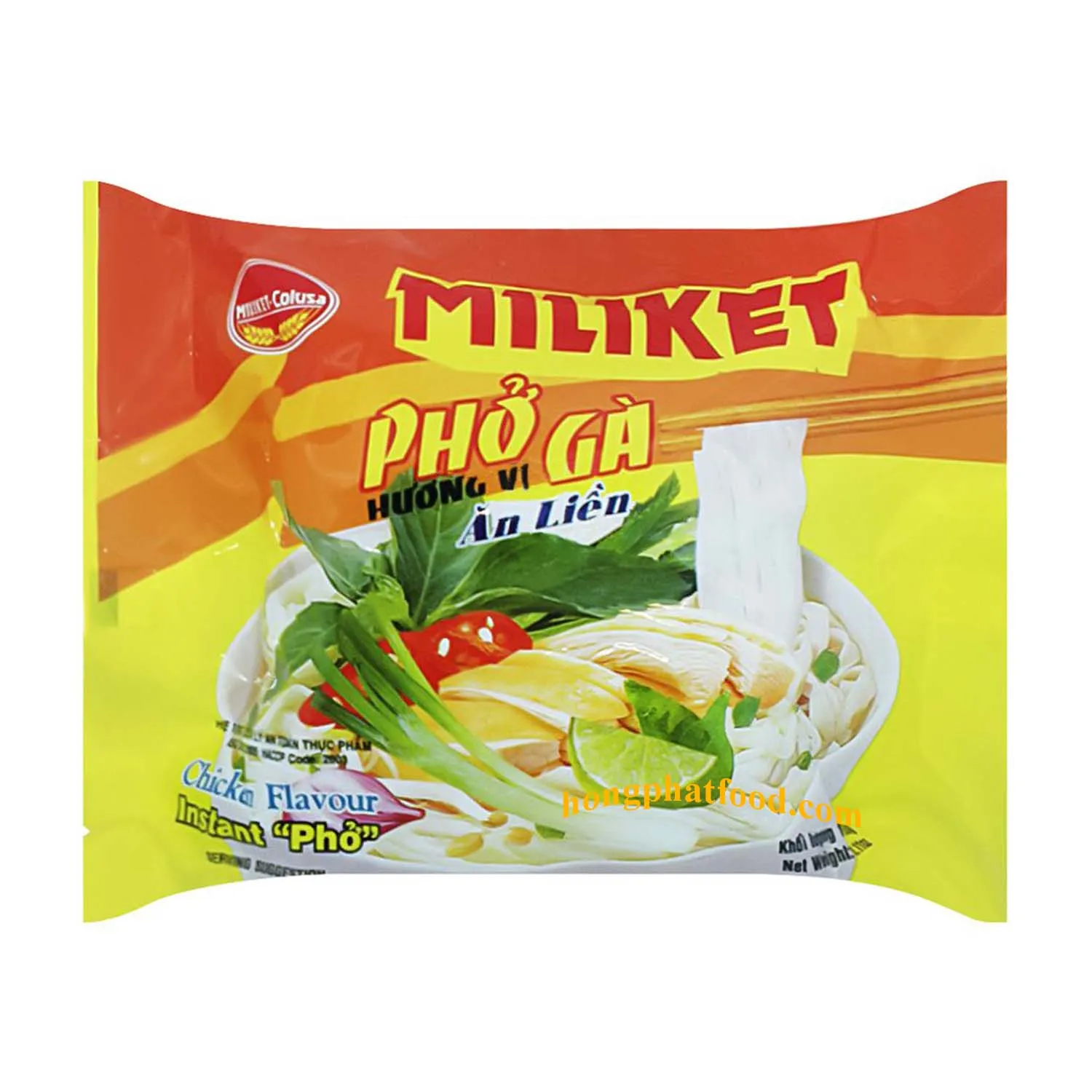 FREE SAMPLE Pho Viet Nam factory price Milike-t chicken flavor instant rice noodles supplier OEM rice vermicelli instant noodles