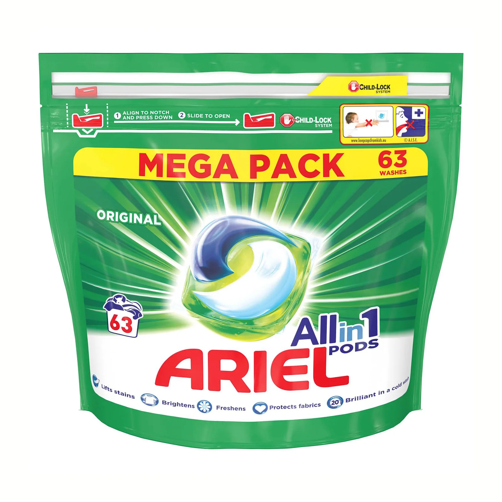 Wholesale Ariel 3 In 1 Pods Regular Detergent / Powerful Ariel 3 in 1 Washing liquid capsules Ariel Washing Detergent Powder