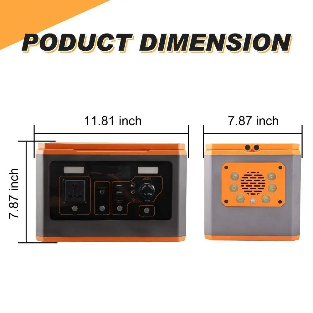 Iparwa Hot Sale Portable Power Station 600w 500W 1000W 2000w Rechargeable Lithium Ion Battery Portable Solar Panel Lifepo4 MPPT