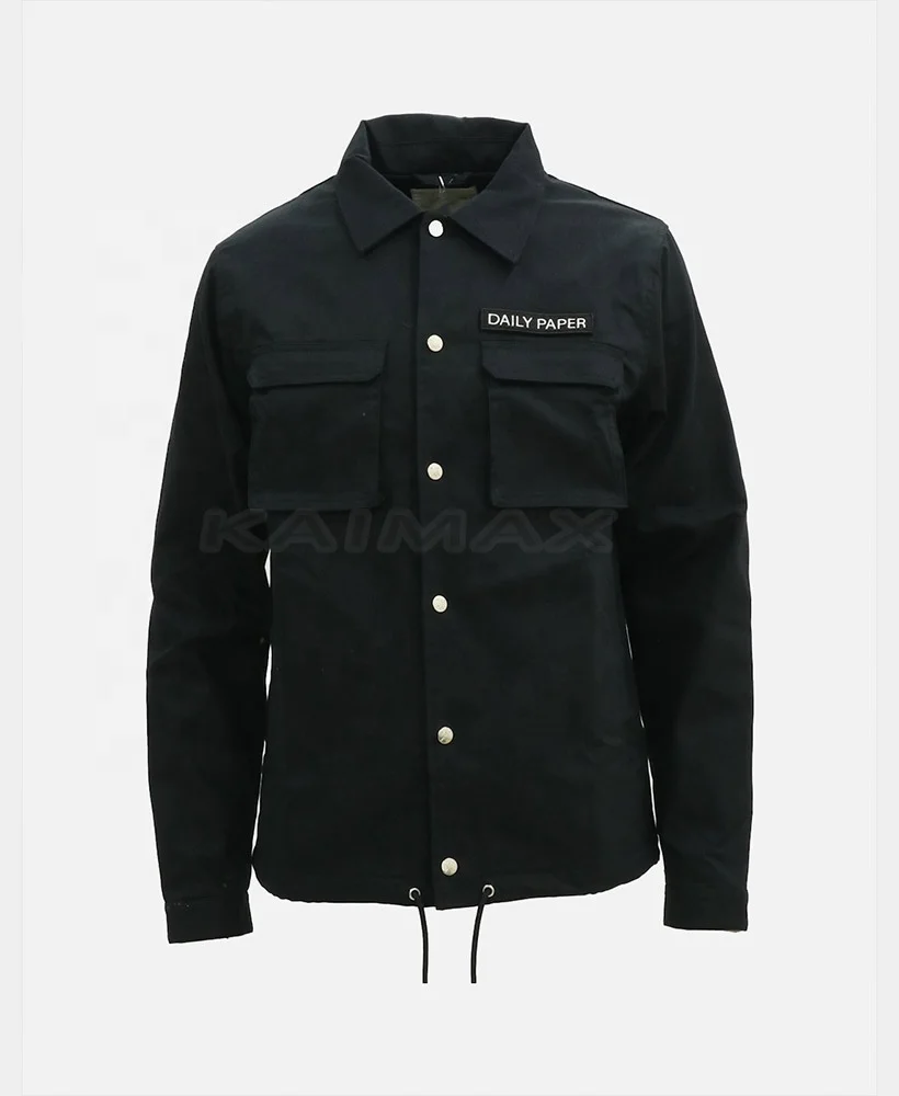 Cheap OEM Red Nylon Coaches Windbreaker Jacket Wholesale Outdoor Sports Coach Jacket Men Women