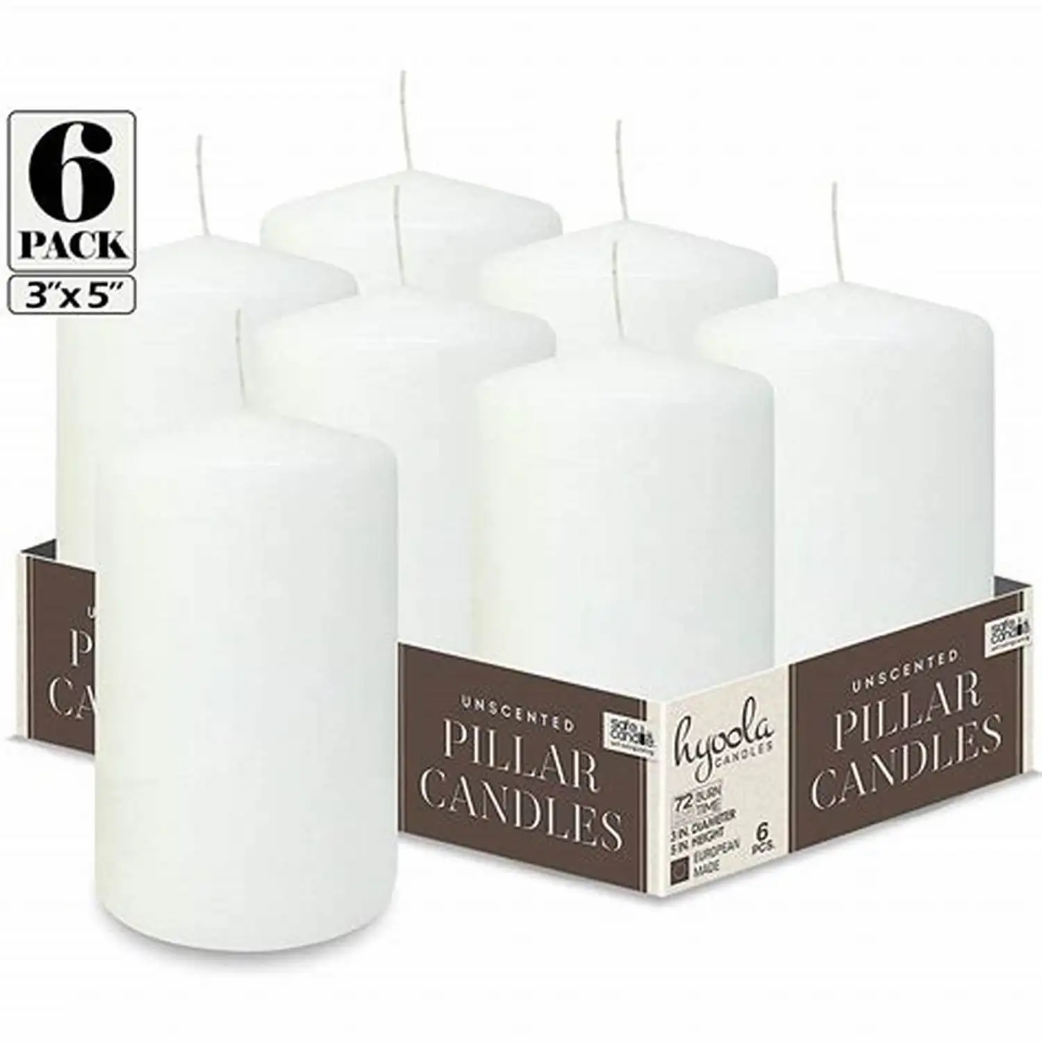 paraffin wax taper household white candle for dinner