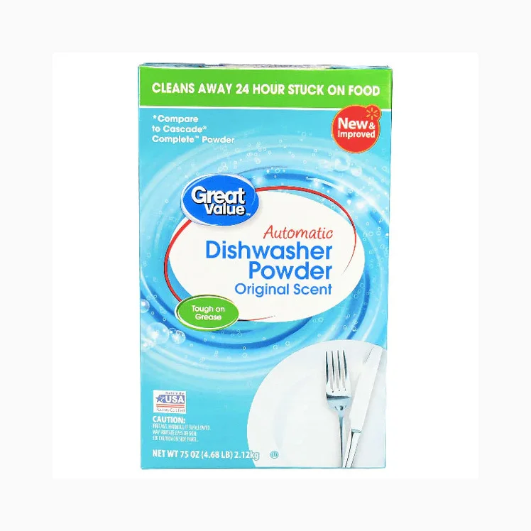 Great Value Fresh Scent Dishwasher Powder Pacs with Grease ..