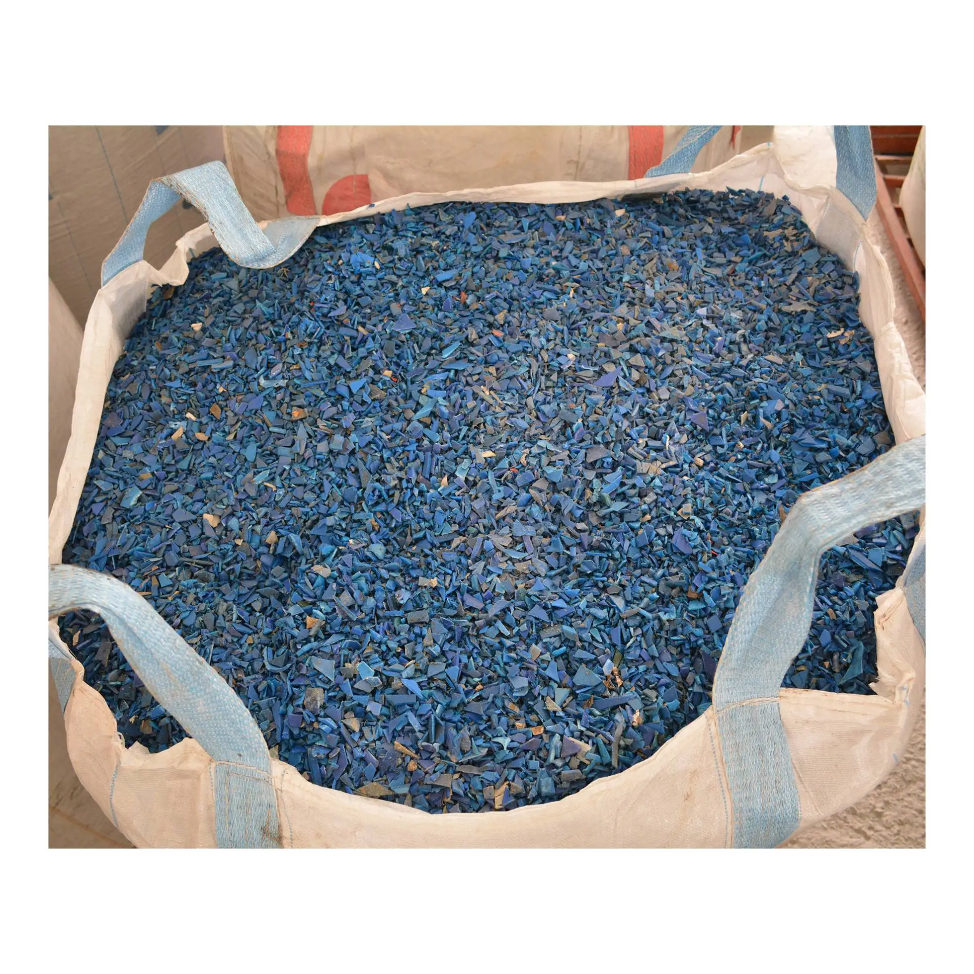 High Quality Recycled High Density Polyethylene HDPE Scrap Clean Recycled HDPE Blue Drum Regrind Polyethylene Resin Raw Material