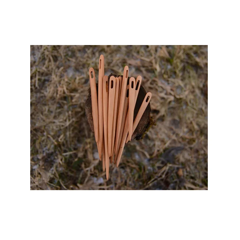 Premium Quality Handmade Direct Factory Wooden Sewing Needles with High Durability at Wholesale Price