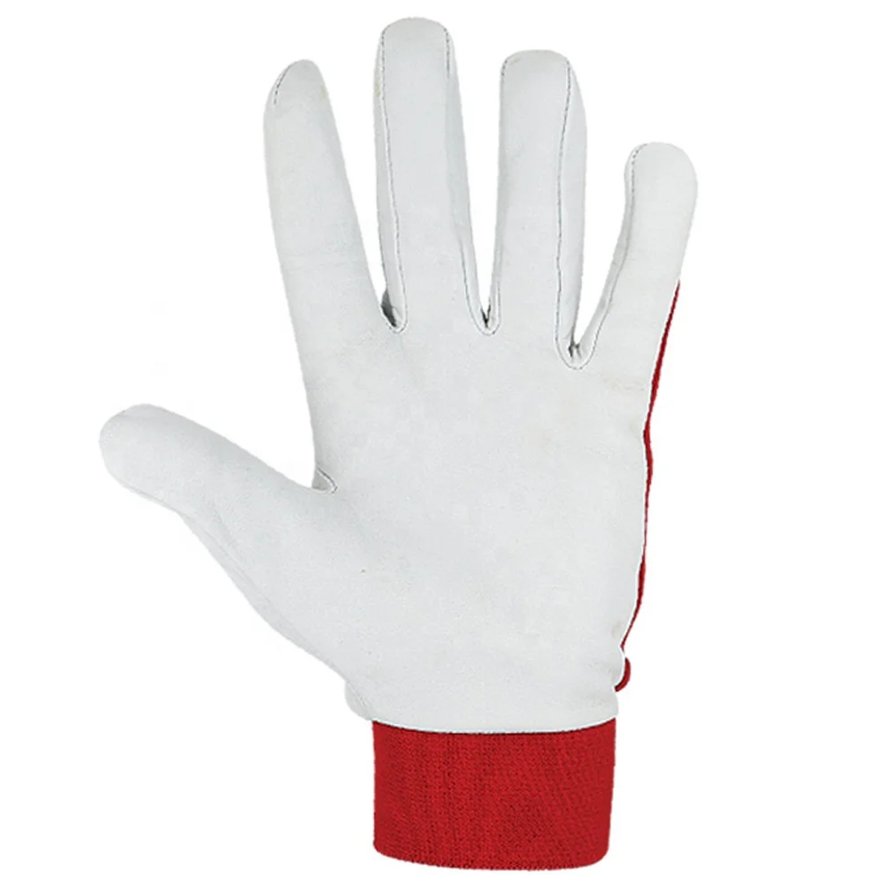 Sheep Leather Mechanics Work Gloves Industrial Assembly Safety Gloves