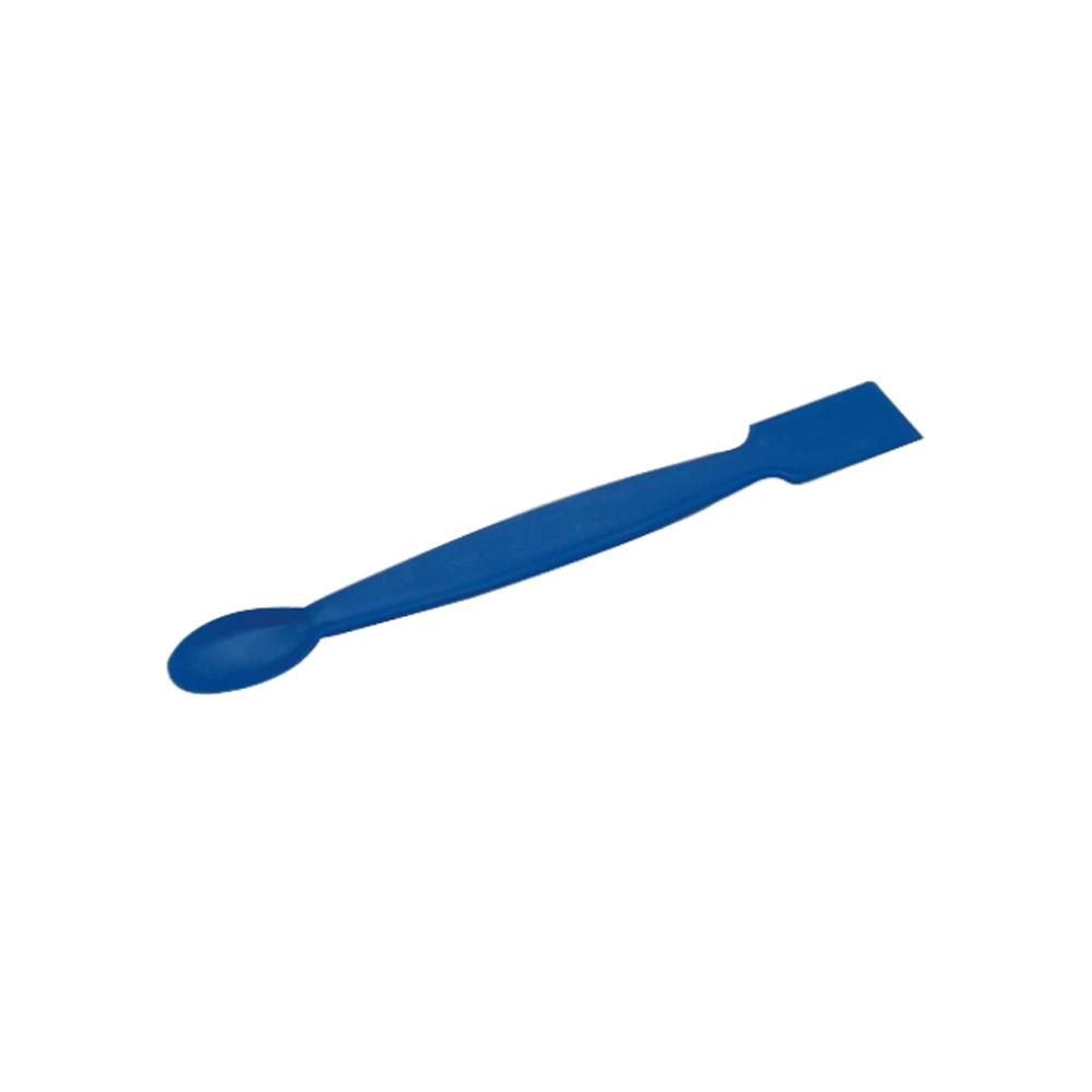 SPATULA is used for scraping transferring or applying powders and paste like chemicals or treatments.