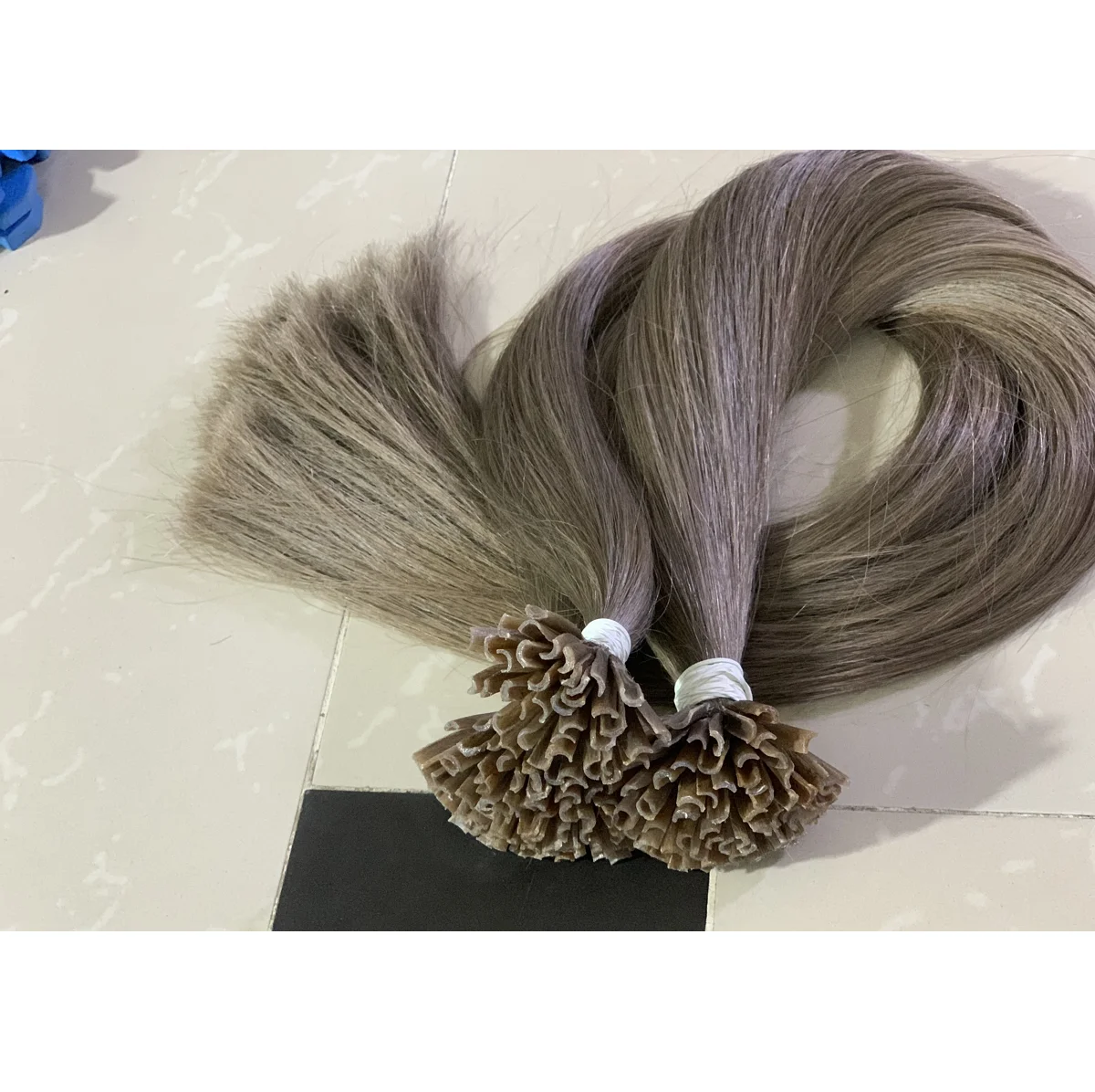 Top Ranking Keratin Hair Products Virgin Nail Hair Full Cuticle U Tip Remy Hair Extensions Made In Vietnam