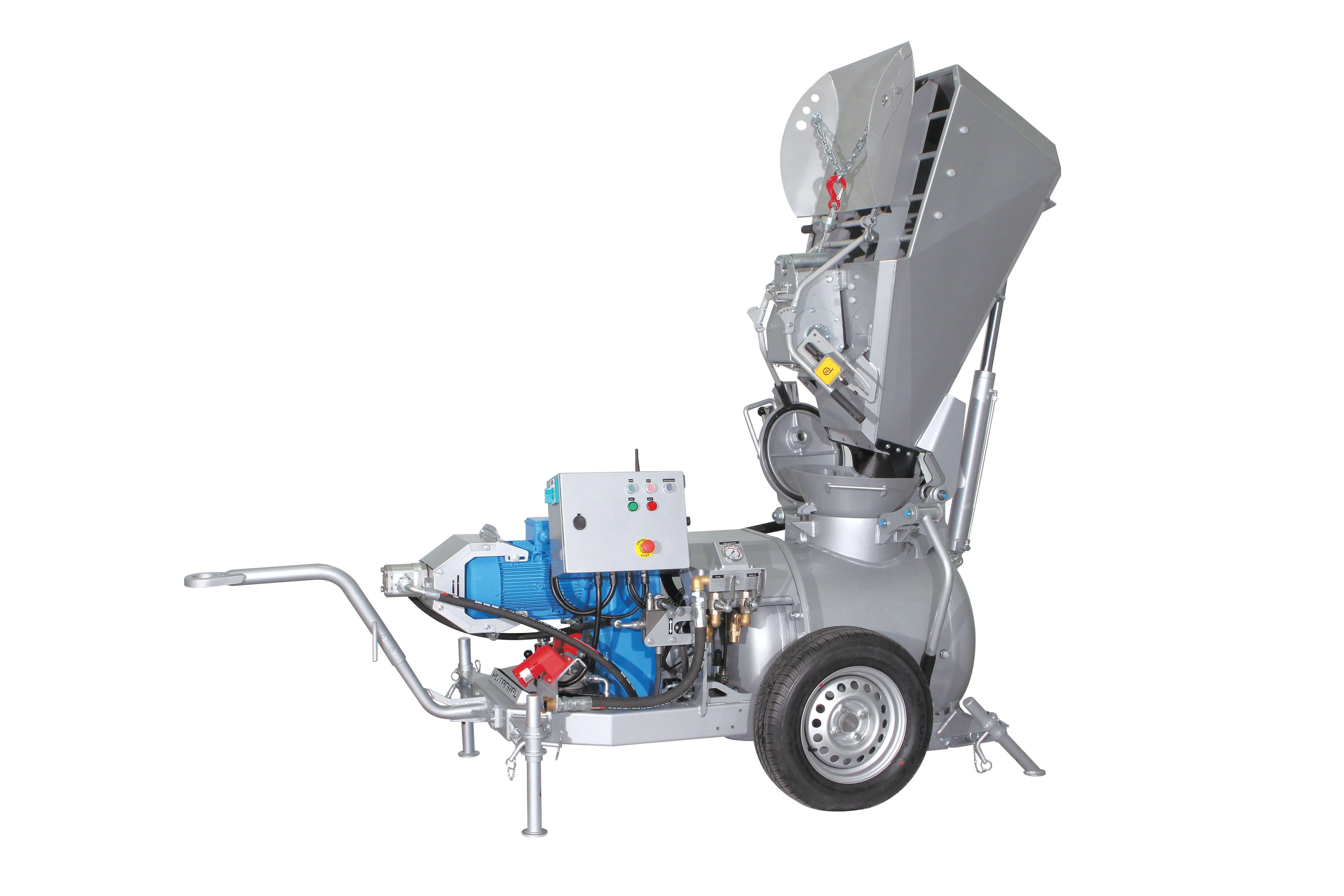 MM E260BS Screed Pump with Skip and Scraper