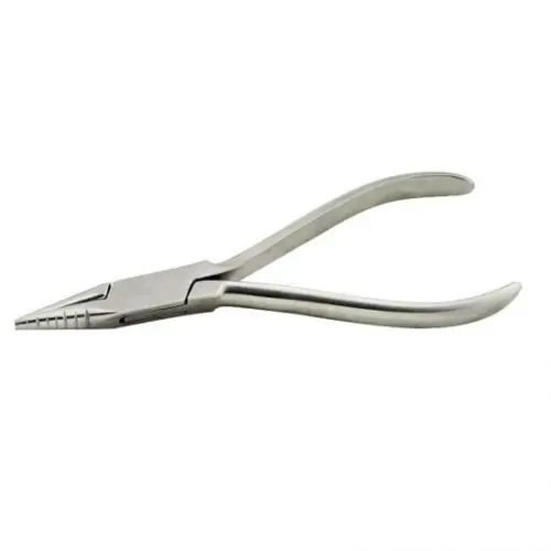 Non-slip Handle Breaking/Cutting Glass Pliers Stained Glass Tools Flat End Flat Glass Trimming Pliers Hand Tool by UAMED IND