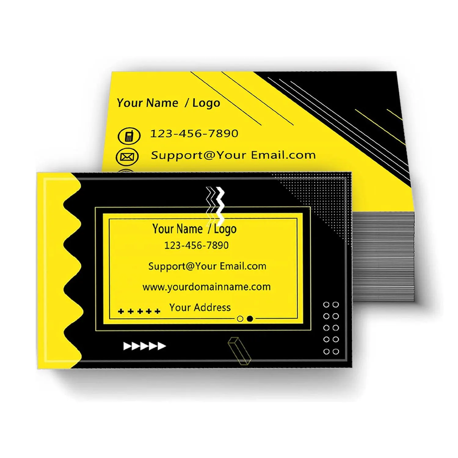Elevate Your Branding Custom Business Cards On Premium Waterproof Paper Good Quality Wholesale Business Cards