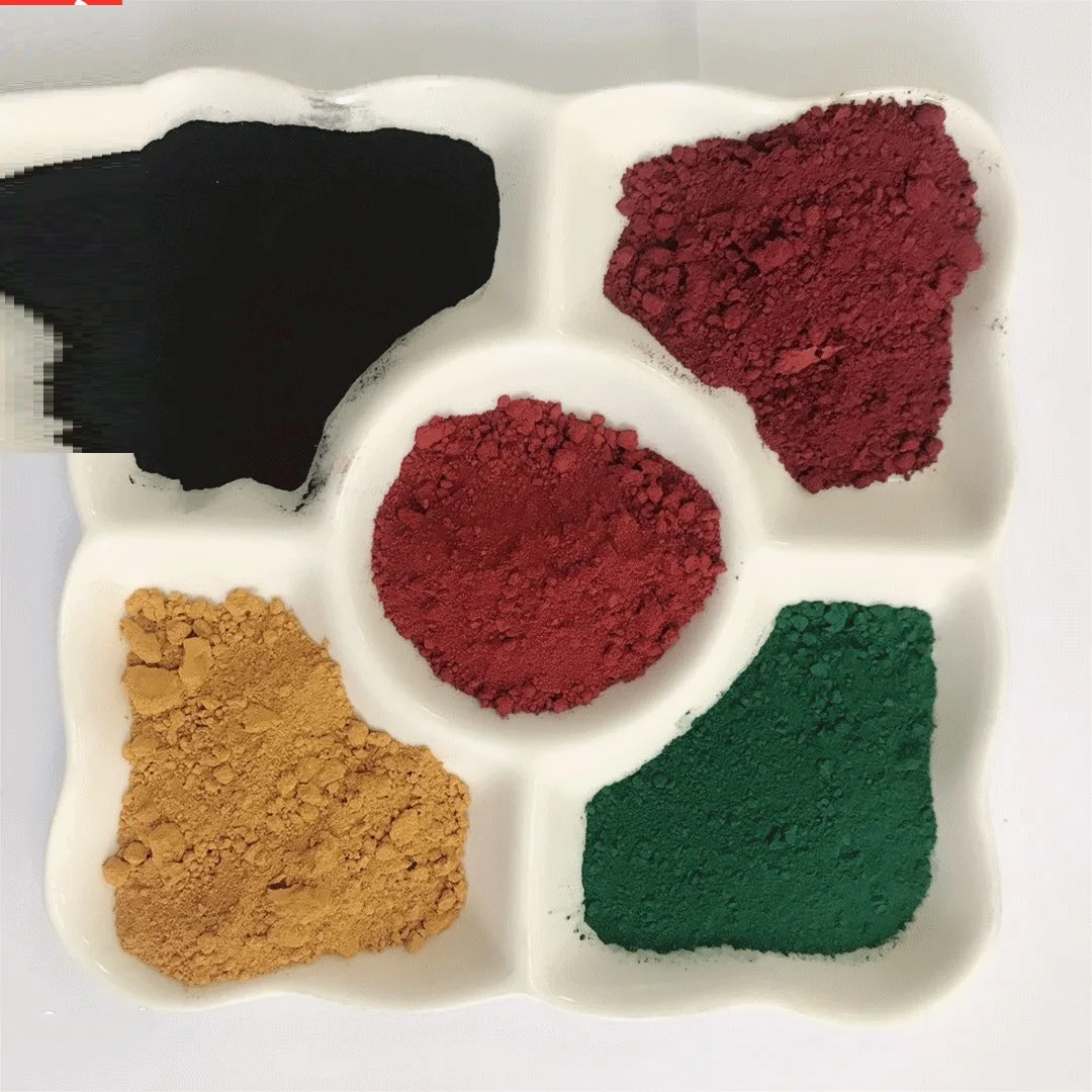 ferric oxide pigment red for cement concrete brick asphalt 110 120 130 180 190