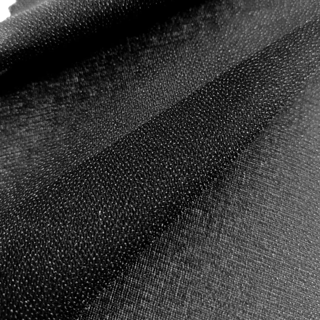 50D Recycled OEKO Eco-friendly 100% Polyester Twill Woven Fusible Interlining