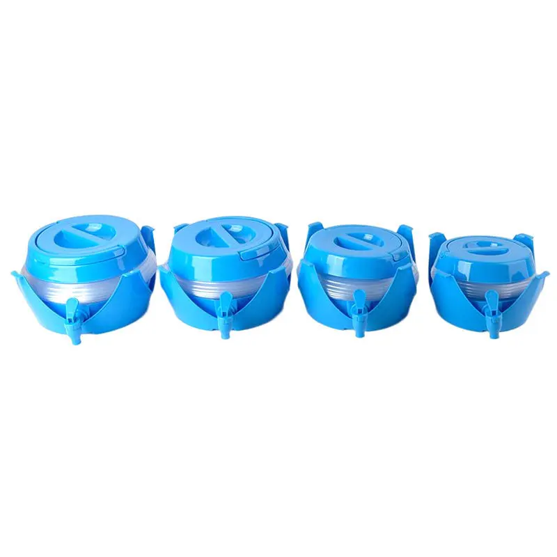 Camping Drinking New Dispenser Carry Big Round Plastic School Children Portable Outdoor Bottle Collapsible Water Container