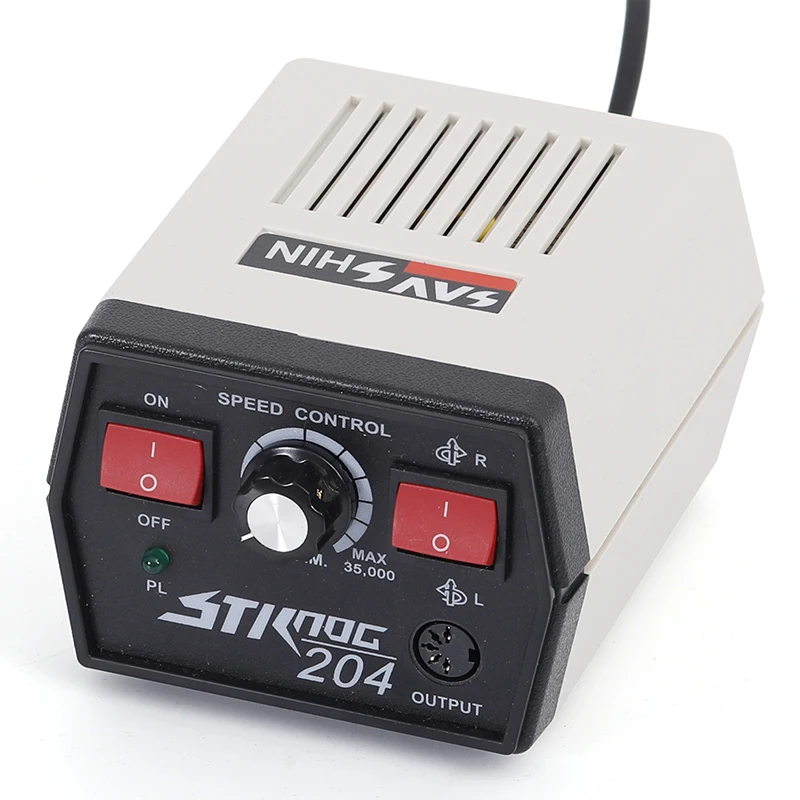 Dental Lab  Micromotor Strong 204 electric nail drill machine 40000rpm professional with 105L handpiece