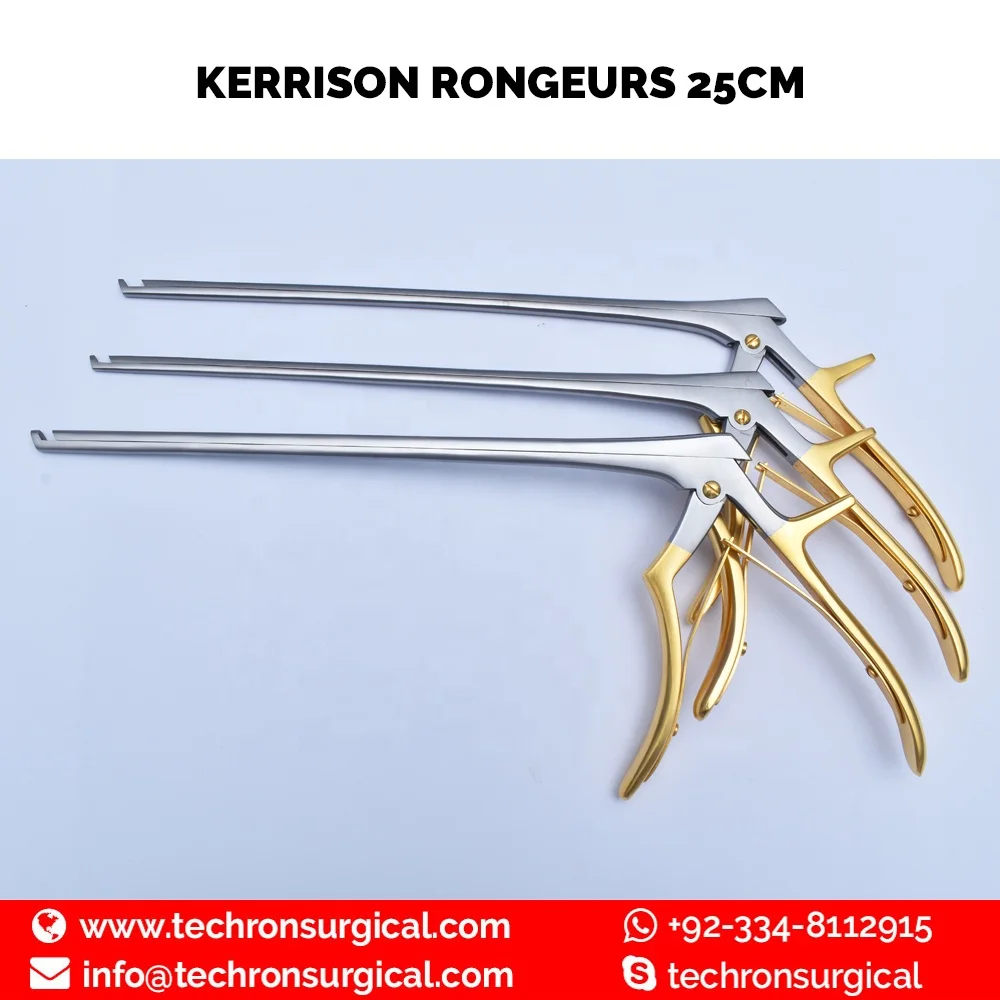 2 мм укус 25 см стержень Kerrison Rongeurs для нейрохирургии