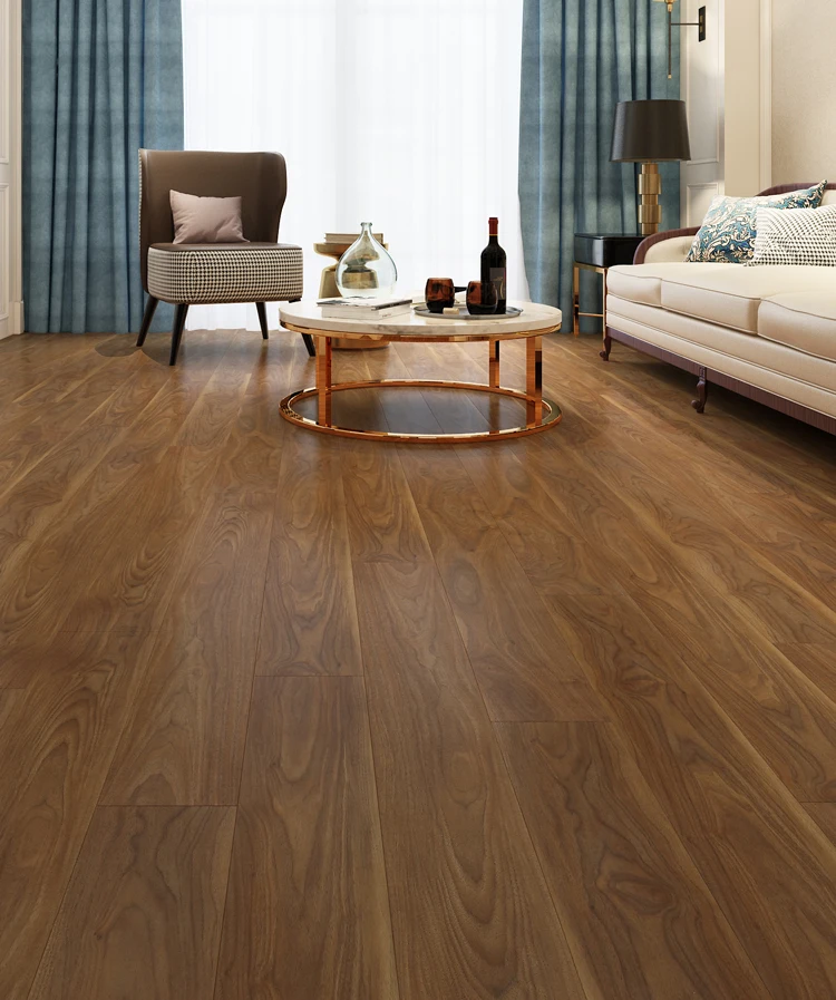 Anti-scalding Wood Look Click Lock Indoor Plastic Tiles Vinyl Planks SPC Flooring