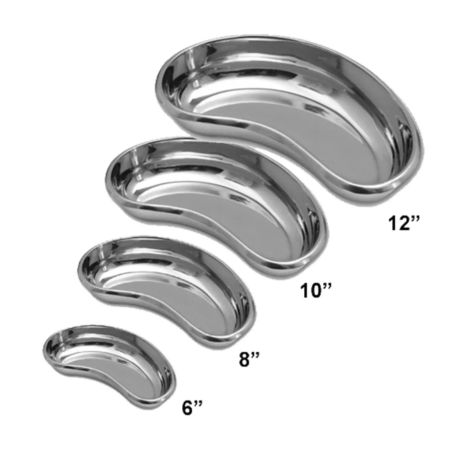 NEW ARRIVAL KIDNEY TRAYS STAINLESS STEEL RUST FREE USED in HOSPITAL for PLACING INSTRUMENTS HOLLOW WARE KIDNEY DISH.