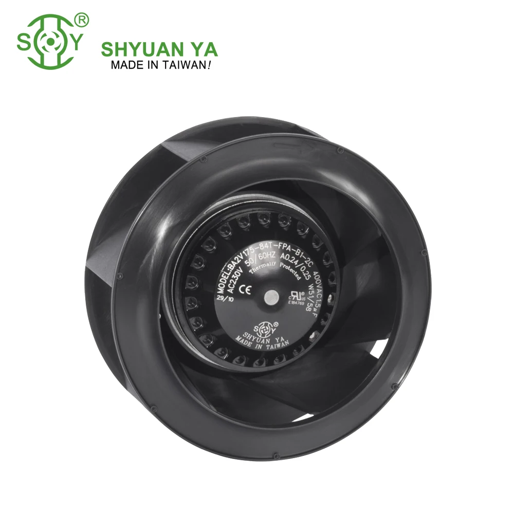 175x84mm Highpressure 175mm Backward Curved Dust Blade Blauberg AC Centrifugal Fan