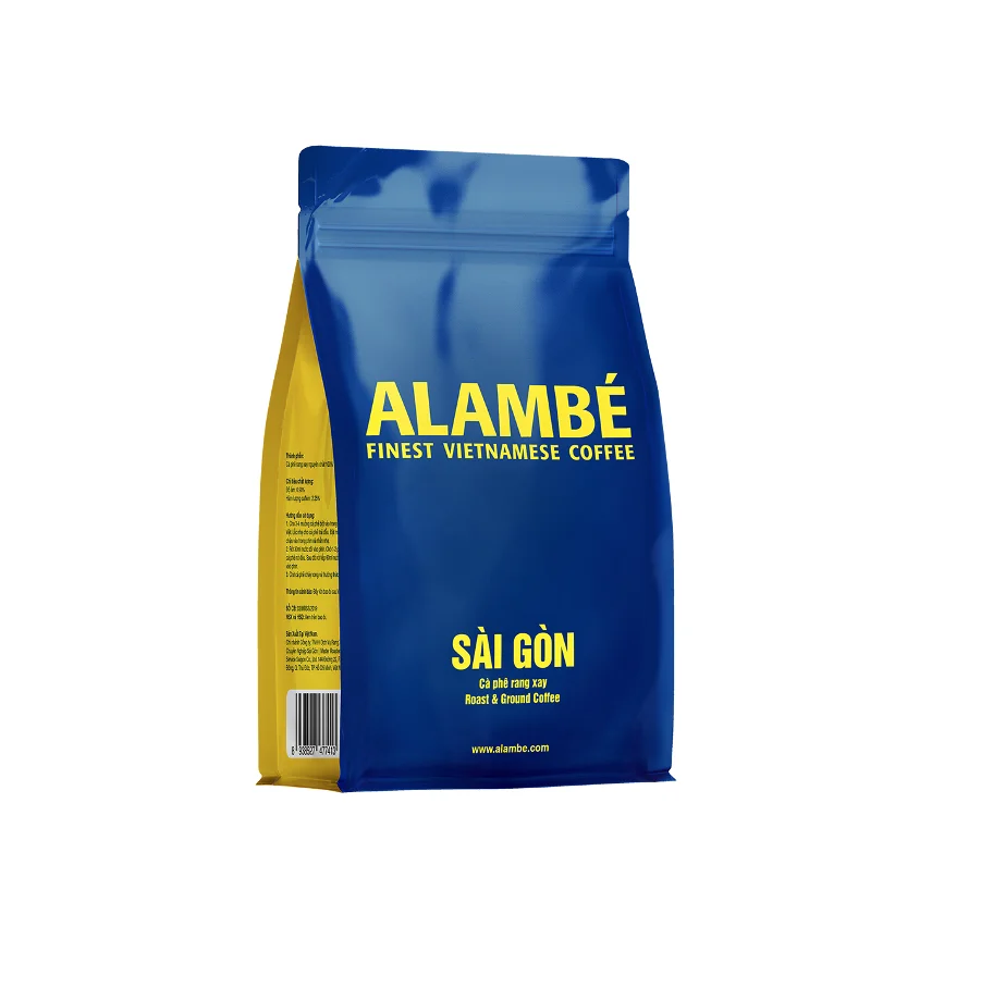 Cheap Price Alambe Sai Gon Ground Coffee 230g Morning Drink French Roasted Pure Arabica & Robusta For Vietnamese Coffee Phin