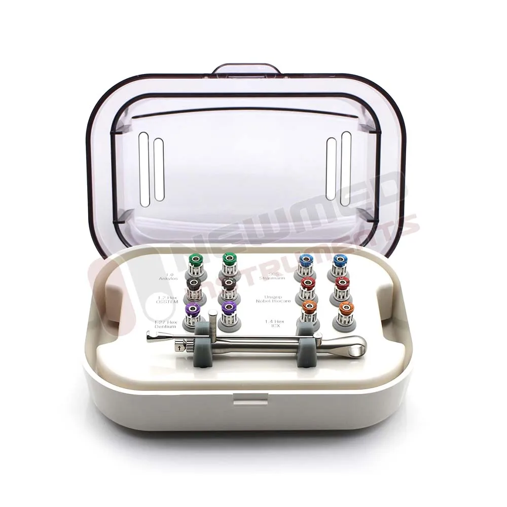 Стоматологический хирургический инструмент динамометрический ключ отвертка ICX ITI Dentium Osstem Anlylos Nobel набор зубных протезов