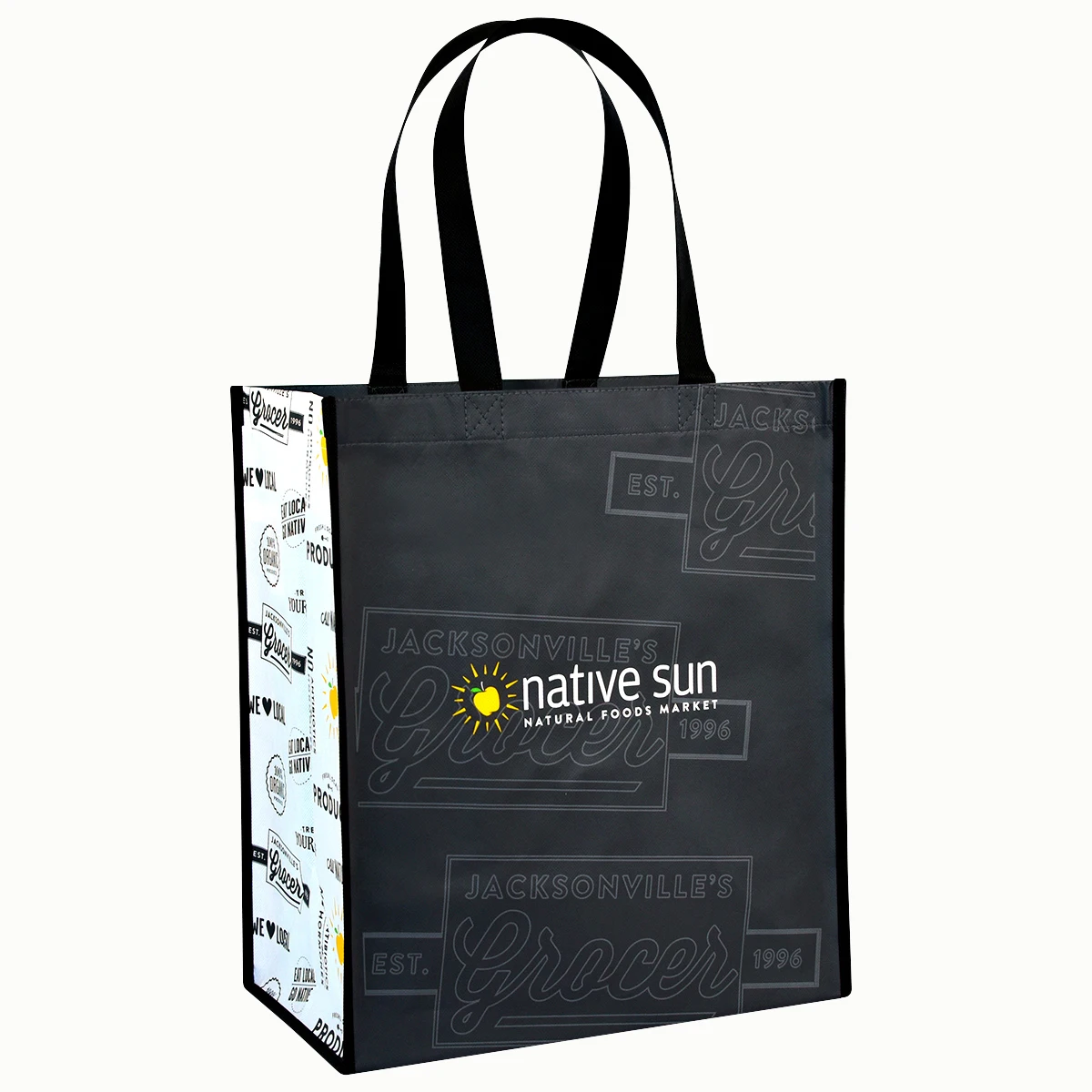 Eco Friendly Grocery Shopping Tote Bag Custom Logo Printed And Multicolor Reusable PP Non Woven