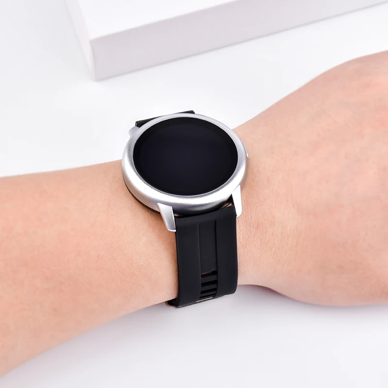 22mm 20mm  Porous Space Silicone Strap For Samsung Galaxy Watch ultra strap 7 6 ultra Band for Huawei Watch 4 Pro fit 3