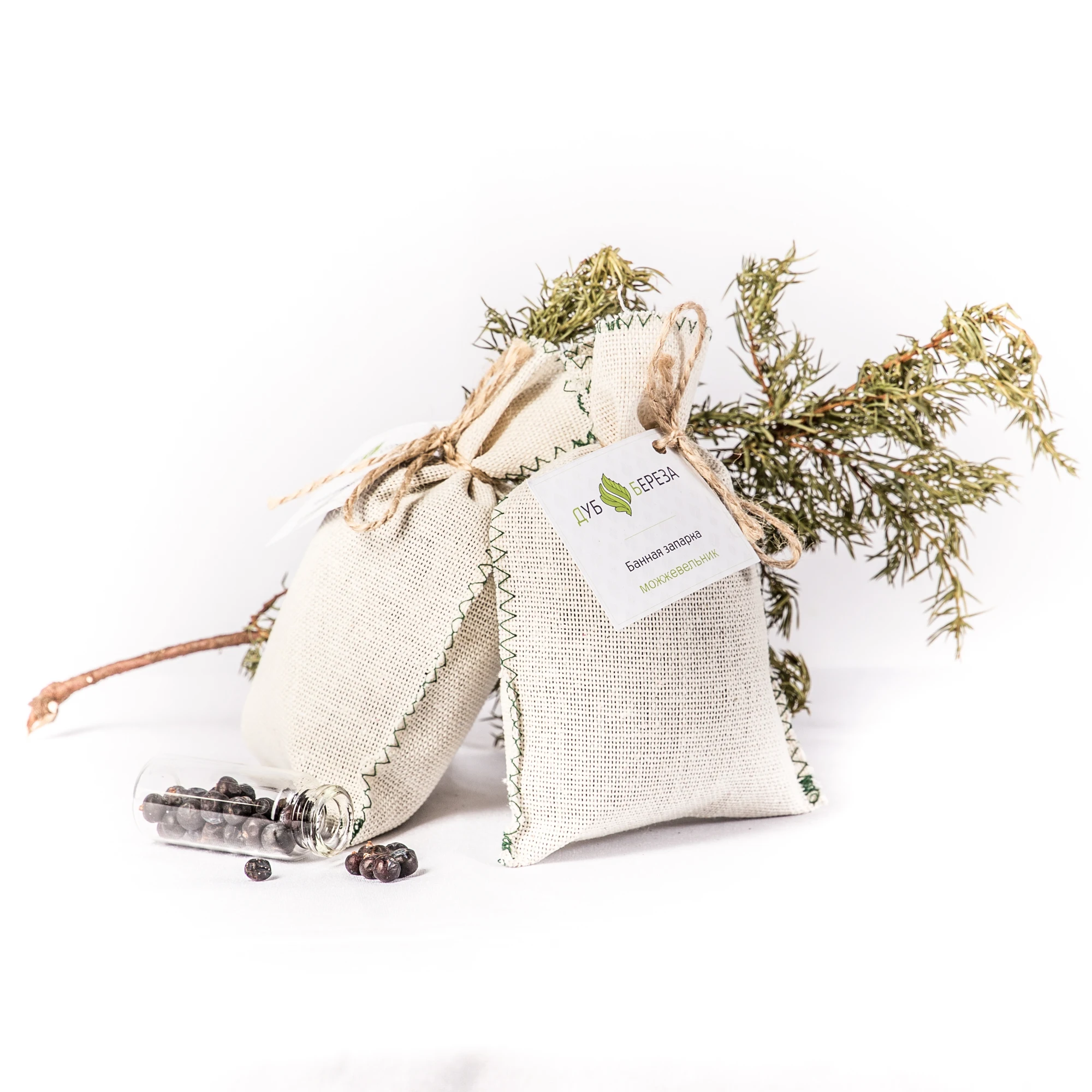 Best Quality From Manufacturer Custom design Immune Stimulation 30 gr Fragrant Bath Pouch Juniper