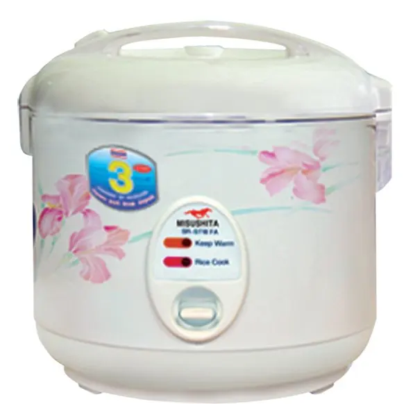 Misushita New Automatic Electric Rice Cooker Stainless Steel Housing Aluminum Inner Pot Cylinder Made Thailand Household Use