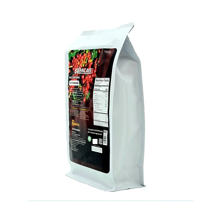 Vietnam Manufacturer Private Label Coffee Beans Robusta Roasted Coffee Beans With 500g/bag 100% Robusta Roasted Coffee Beans