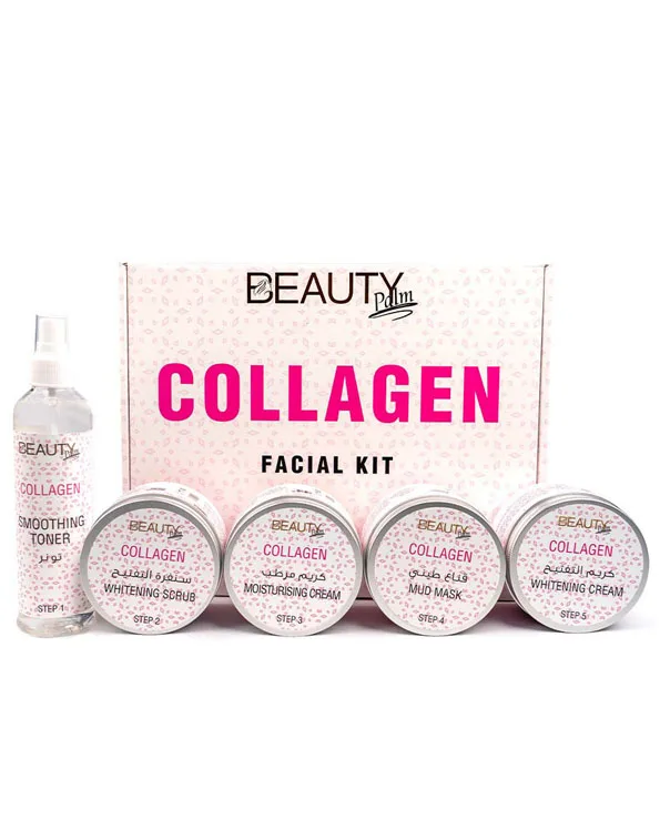 Wholesale Collagen Facial Kit, Skincare Anti Aging Wrinkle Treatment Facial 5 in 1