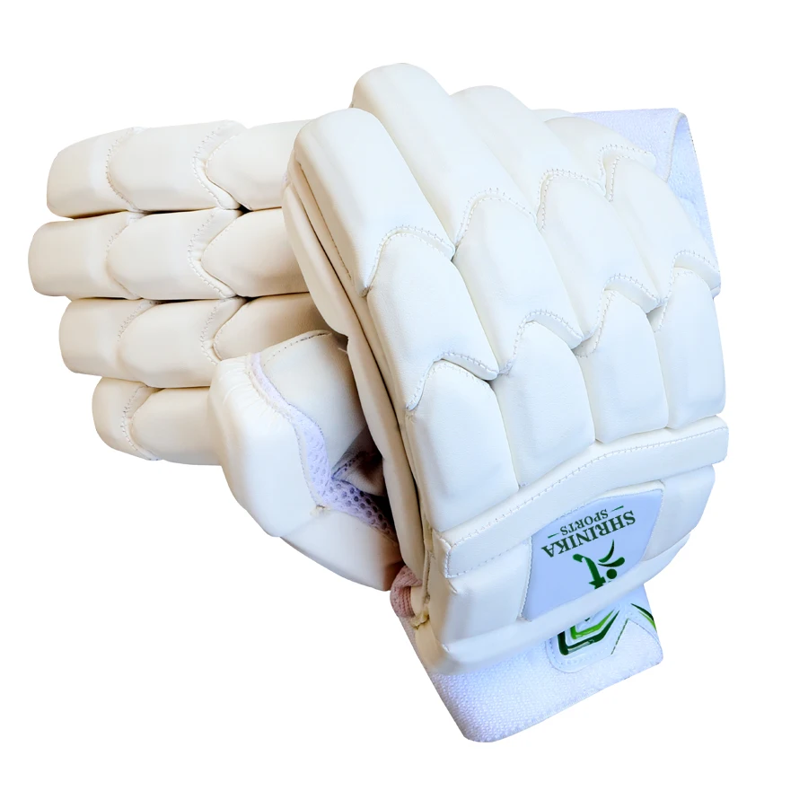 High Quality Material Hand made Professional Players Quality Branded Shrinika Sports Cricket Batting Gloves