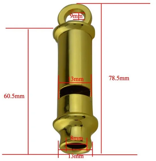 Customized High Quality Sifflet Sport Metal Whistle Scout Westend Antique Brass Whistle