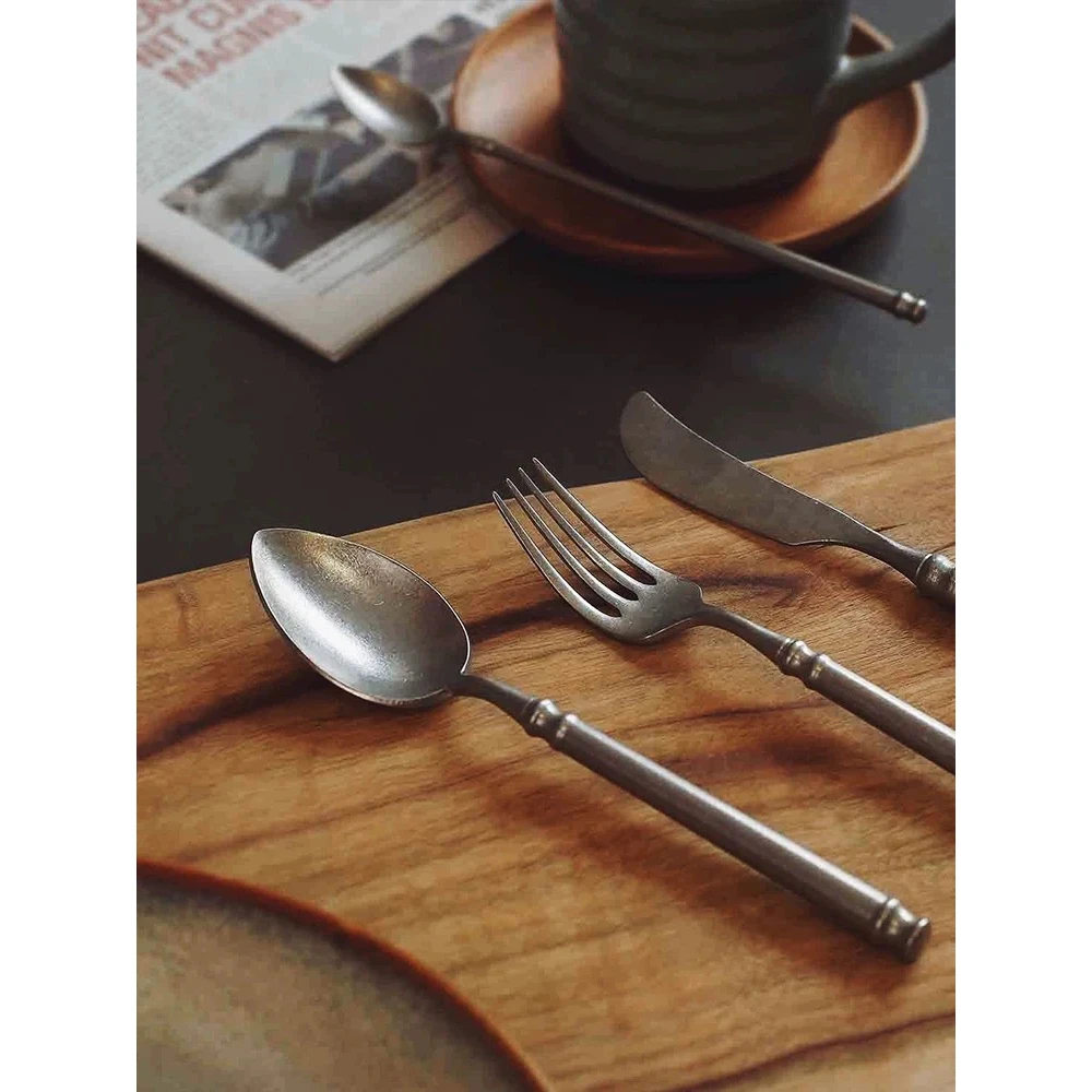 Trending Design Cutlery and Flatware Tea Spoon Fork Stainless Steel Kitchenware Usage With Premium Quality