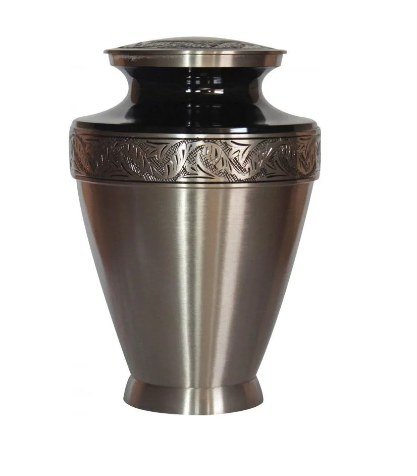 Top Selling Wholesale Metal Cremation Human Ashes Urn Lowest Price Funeral Supplies Adult Ashes Urns