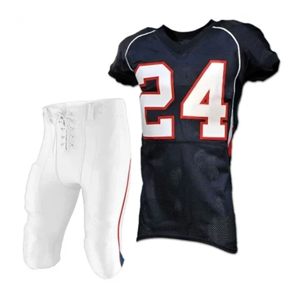 Cheap Sublimation American Football Uniform Set | Nfl Custom Logo Rugby Jersey