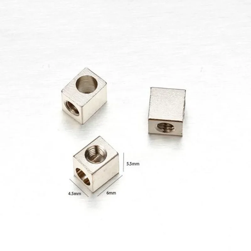 Copper Terminal Block LED Pcb Aluminum Lighting 4.5*5.5*6MM M2.5 Connector X100