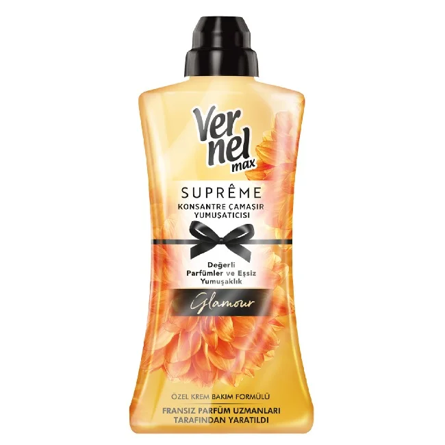 VERNEL MAX CONCENTRATED FABRIC SOFTENER SUPREME ROMANCE SUPREME GLAMOR SENSITIVE SUPREME ELEGANCE FRESH ROSE FRESH JASMINE FRESH